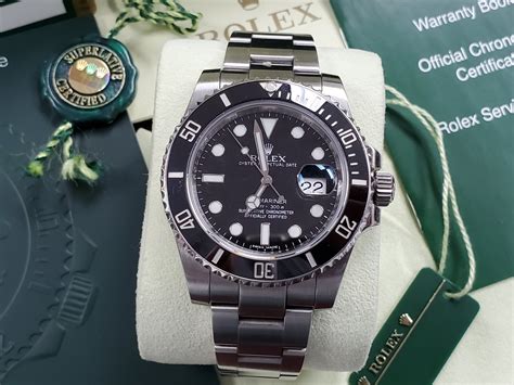 2019 18 karat stainless submariner rolex unworn black|2019 Black Rolex Submariner Ref. 116610 .